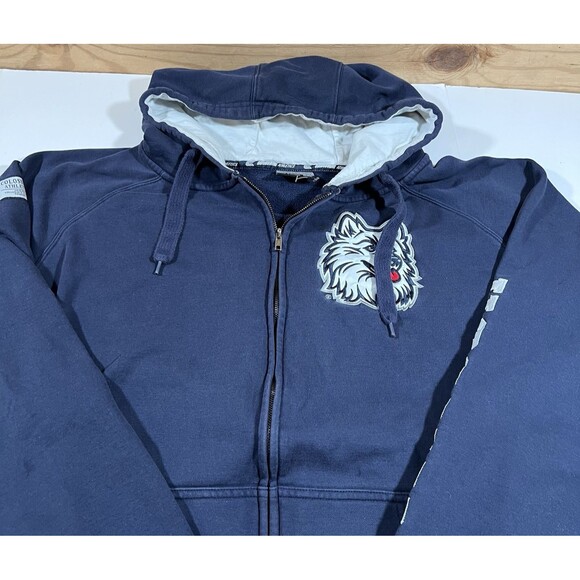 Uconn Huskies Connecticut NCAA Colosseum Full Zip Hooded Sweatshirt Men's XXL - Picture 3 of 13